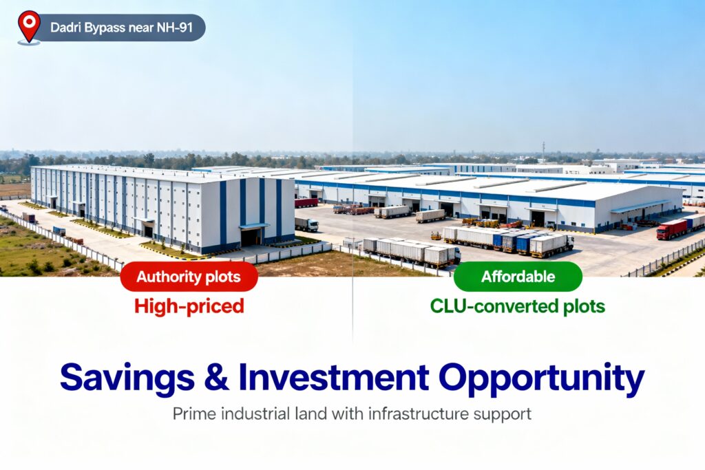 Industrial Plots on Dadri