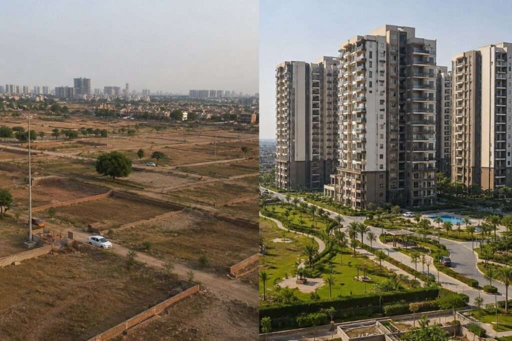 Greater Noida Plot vs Flat