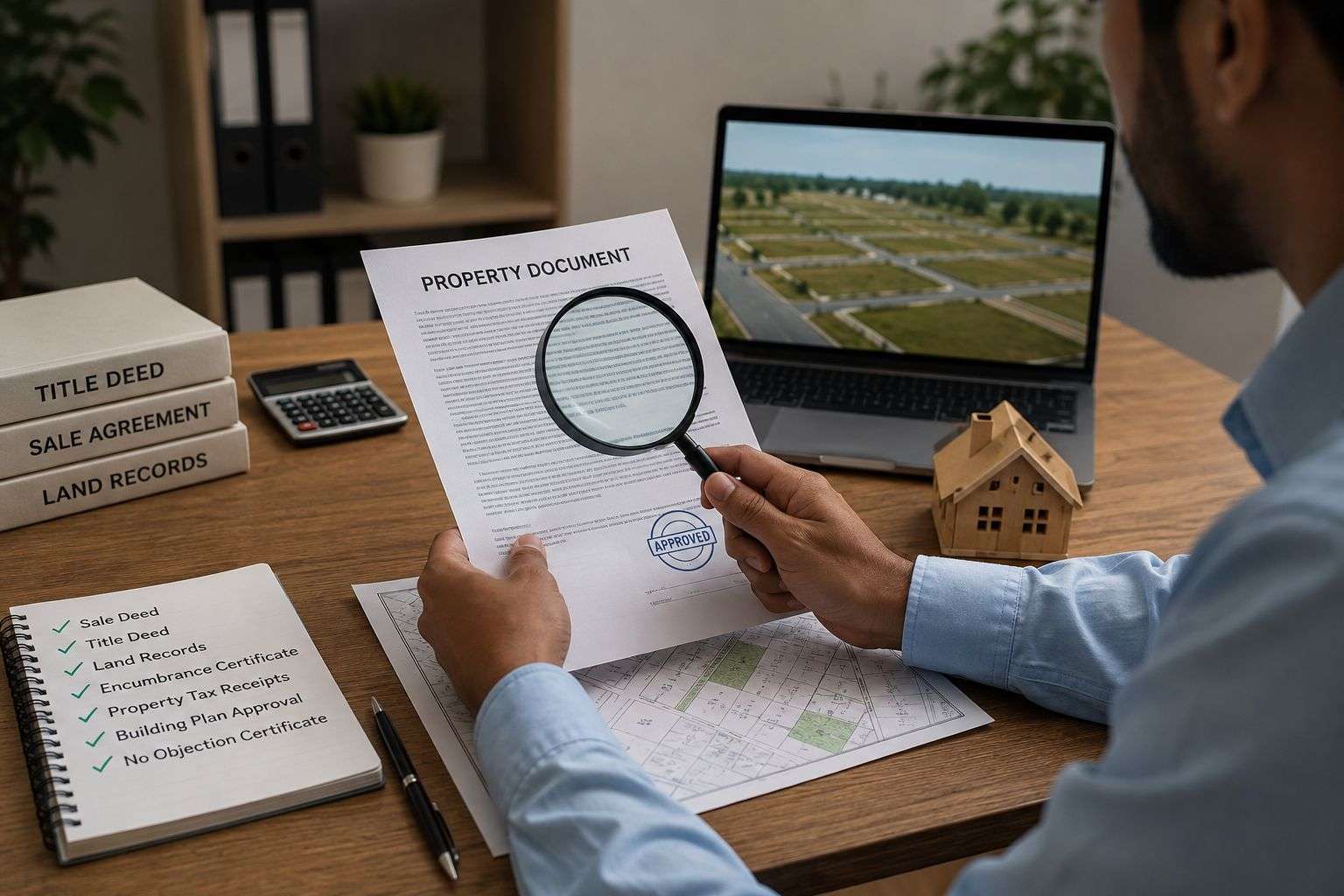 residential plot document verification